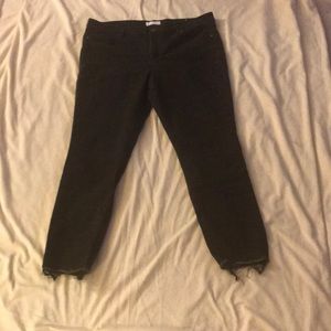 LOFT MODERN SKINNY BLACK JEANS IN SIZE 32/14